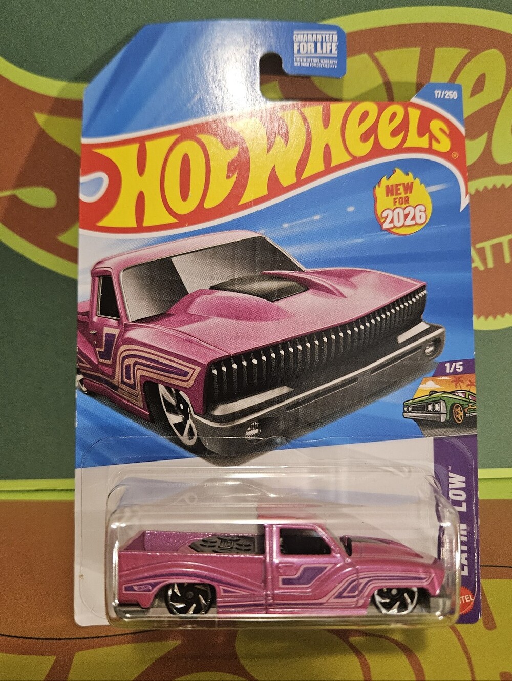 HotWheels Pink Custom Pickup Truck - 2026 Collector